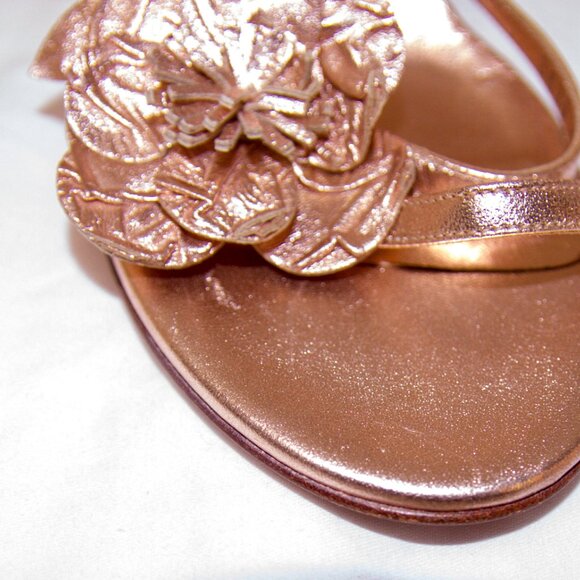 Fairycore fae cottagecore coquette soft girl feminine rose gold heels size 41 - Picture 10 of 12